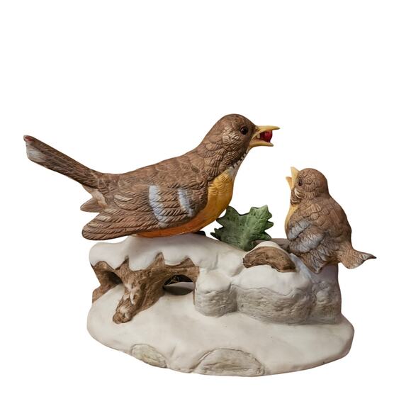 Vintage House Of Lloyd Christmas Around The World Robins Birds On Branch(Gg243) - Picture 3 of 7